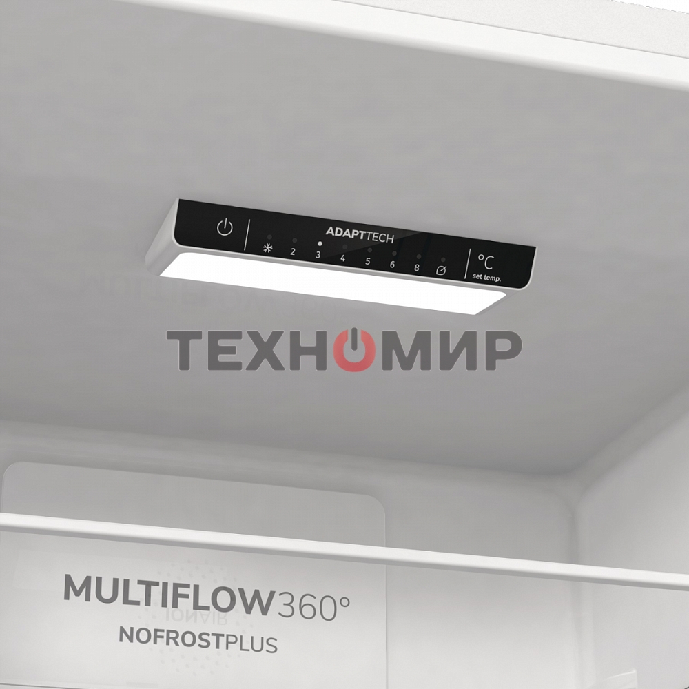 Холодильник Gorenje NRK619EEW4 белый двухкамерный 203/99л морозилка снизу, No Frost