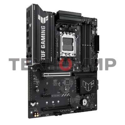 Материнская плата ASUS TUF GAMING B650-E WIFI, AM5, AMD B650, 4xDDR5, 4xSATA, 3xM.2, 1xPCIe 4.0 x16, 1xPCIe 4.0 x16, 1xPCIe x1, 1xDP, 1xHDMI, 1x2.5Gb LAN, Wi-Fi 6E, Bluetooth 5.3, 2xUSB-C (1x10Gbps, 1x20Gbps), 3xUSB-A 5Gbps, 2xUSB-A 10Gbps, 3xUSB-A 2.0, 5