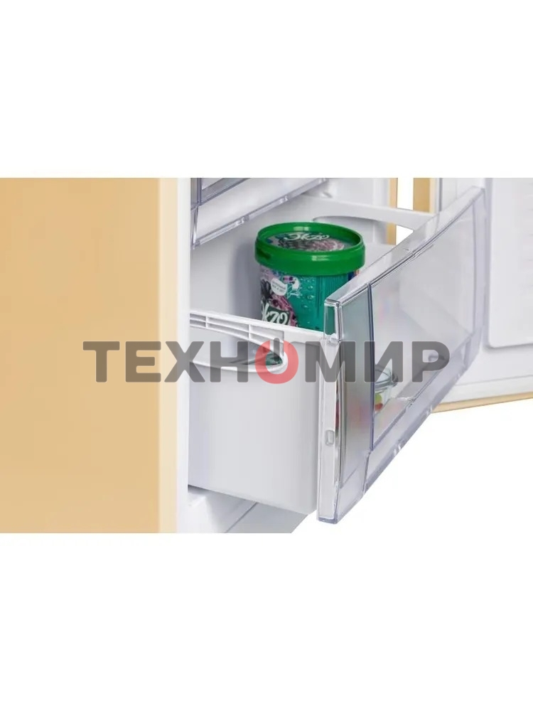 Холодильник Nordfrost NRB 152 ME бежевый мрамор двухкамерный 205/115 л морозилка снизу, капельная система