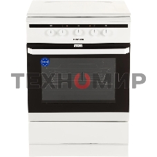 Плита электрическая Hansa FCEW63010 белый, конфорок 4 шт, духовка 69 л, 60 см x 85 см x 60 см