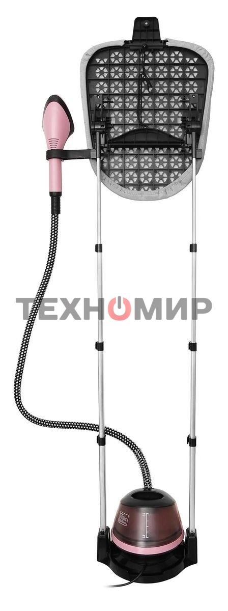 Отпариватель Hyundai H-US02543 розовый/черный, 1800 Вт, 40 г/мин, 1350 мл