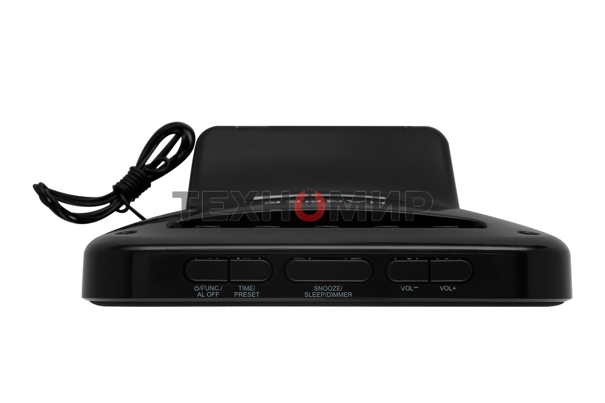 Радиобудильник Harper HCLK-2060 черный - белый led