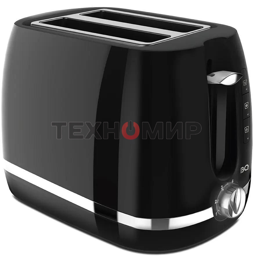 Тостер BQ T1711, 900 Вт, черный
