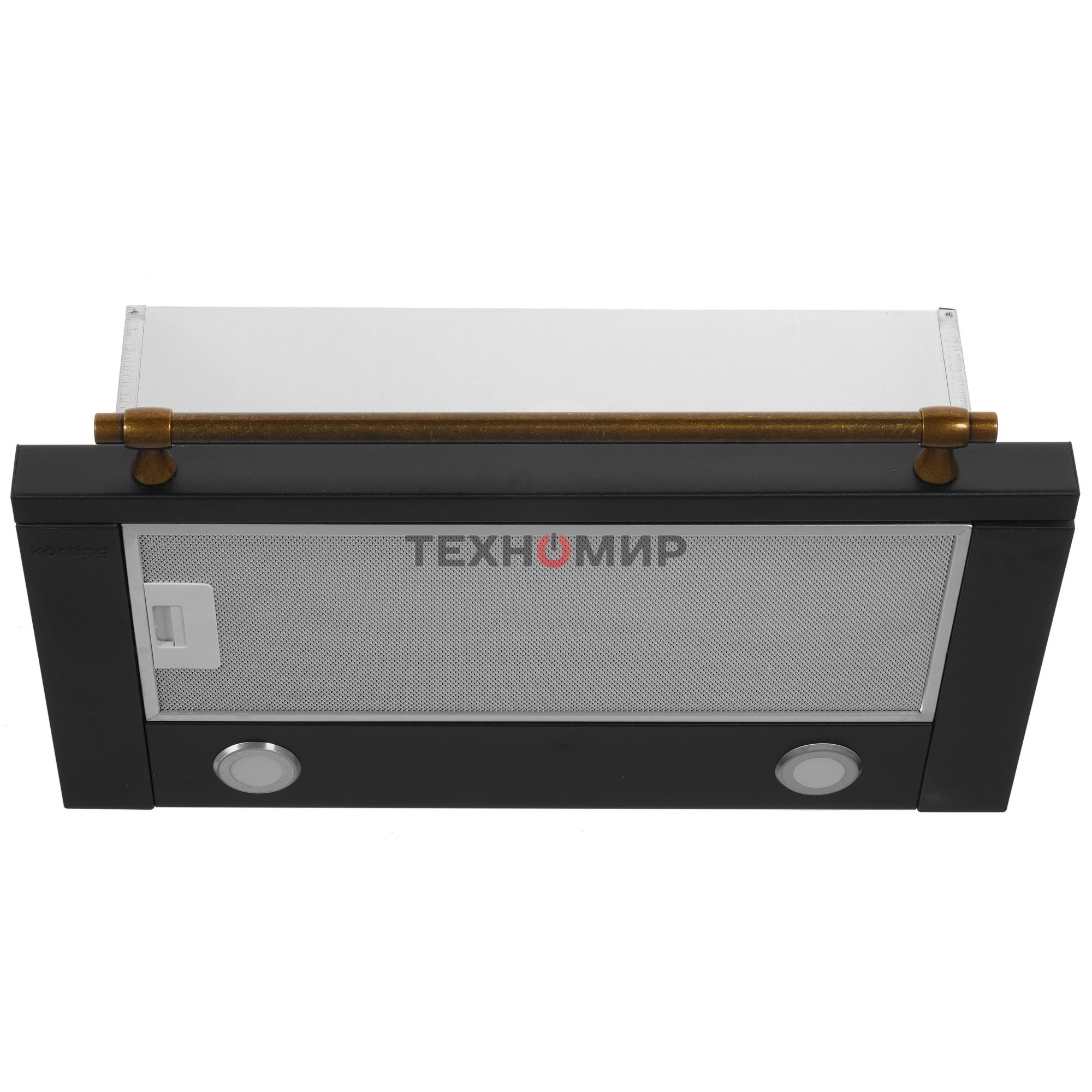 Вытяжка встраиваемая Korting KHP 6617 RN черный/бронзовый, 60 см, 650 куб. м/ч, 58 дБ