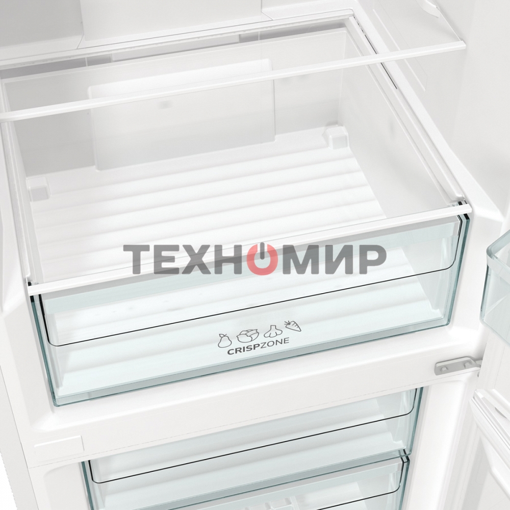 Холодильник Gorenje NRK619EEW4 белый двухкамерный 203/99л морозилка снизу, No Frost