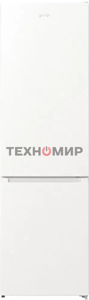 Холодильник Gorenje NRK6201EW4 белый двухкамерный 235/96 л морозилка снизу, No Frost