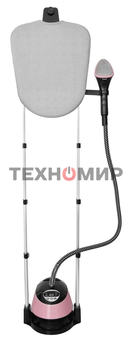 Отпариватель Hyundai H-US02543 розовый/черный, 1800 Вт, 40 г/мин, 1350 мл