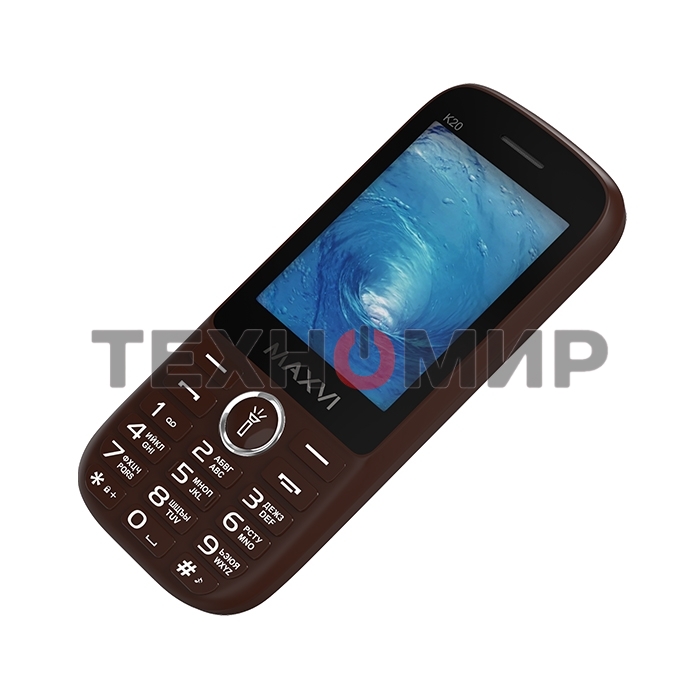 Мобильный телефон Maxvi K20 кофейный