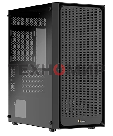 Компьютерный корпус Ocypus Gaммa C50 без БП черный (Gaммa-C50-BKG000XX-GL)