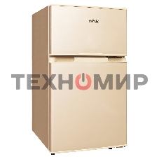Холодильник BBK RF-099 бежевый двухкамерный 65/33л морозилка сверху, ручное