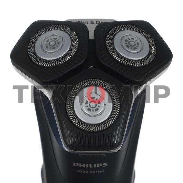 Электробритва роторная Philips S5885/10 реж.эл.:3 питан.:аккум. темно-синий