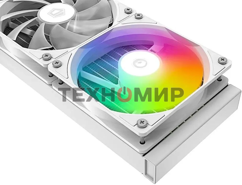 Система жидкостного охлаждения ID-Cooling SL240 XE ARGb белый 120мм алюминий+медь 1800rpm 30db 4-pin 300W