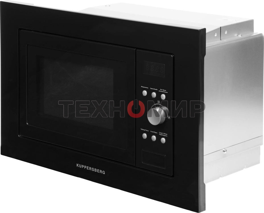 Встраиваемая микроволновая печь Kuppersberg HMW 615 B 18 л, 700 Вт, 8 программ, черный