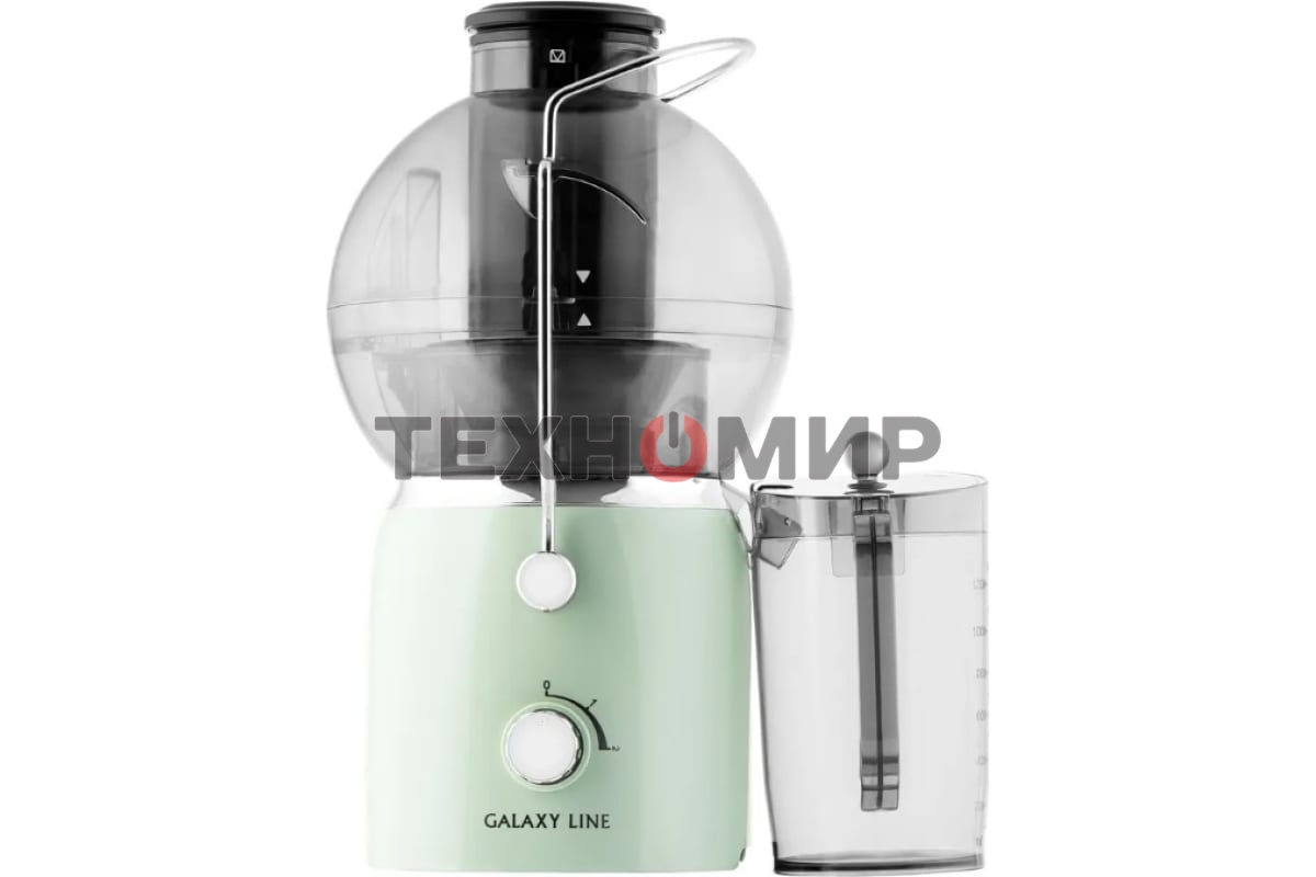 Соковыжималка Galaxy Line GL 0811, свежая мята, центробежная, 1500 Вт, 20 000 об/мин, 2 скорости