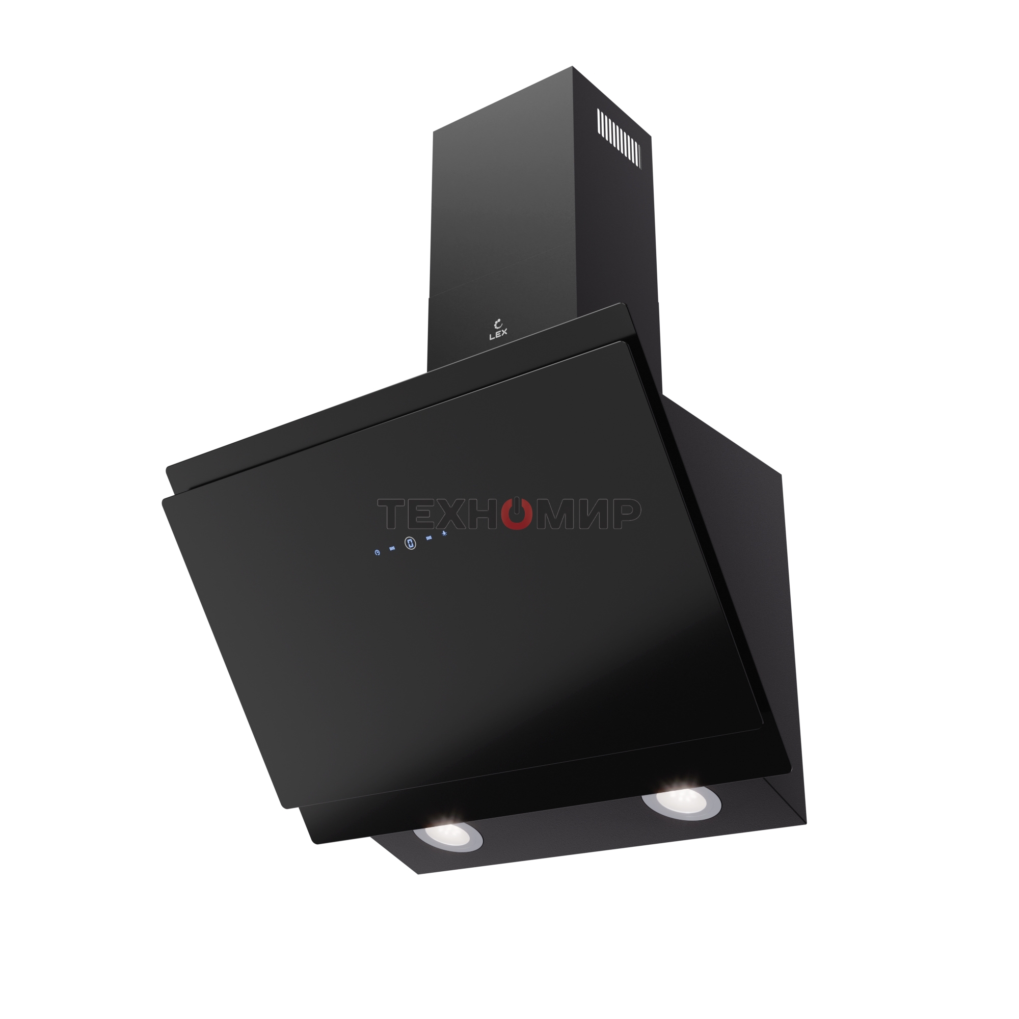 Вытяжка наклонная LEX Furia 600 черная, 59.5 см, 1050 куб. м/ч, 50 дБ