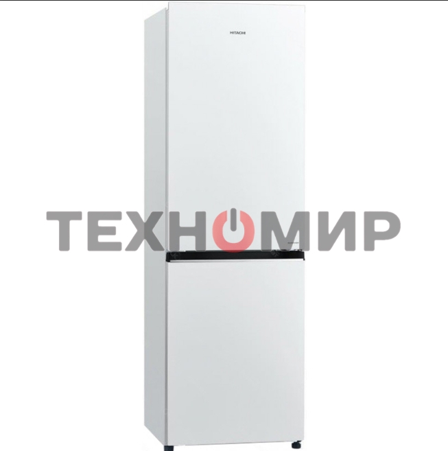 Холодильник Hitachi R-B410PUC6 PWH белый двухкамерный 215/105л морозилка снизу, No Frost