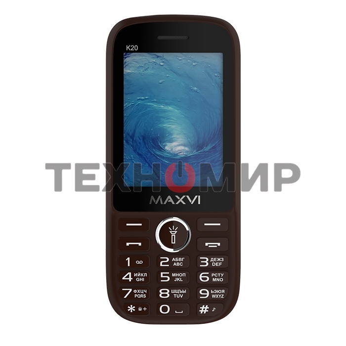 Мобильный телефон Maxvi K20 кофейный