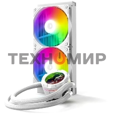 Система жидкостного охлаждения ID-Cooling SL240 XE ARGb белый 120мм алюминий+медь 1800rpm 30db 4-pin 300W
