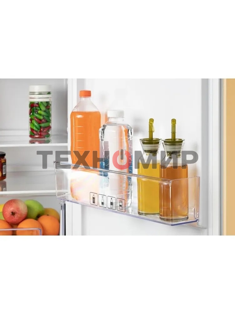 Холодильник Nordfrost NRB 152 ME бежевый мрамор двухкамерный 205/115 л морозилка снизу, капельная система