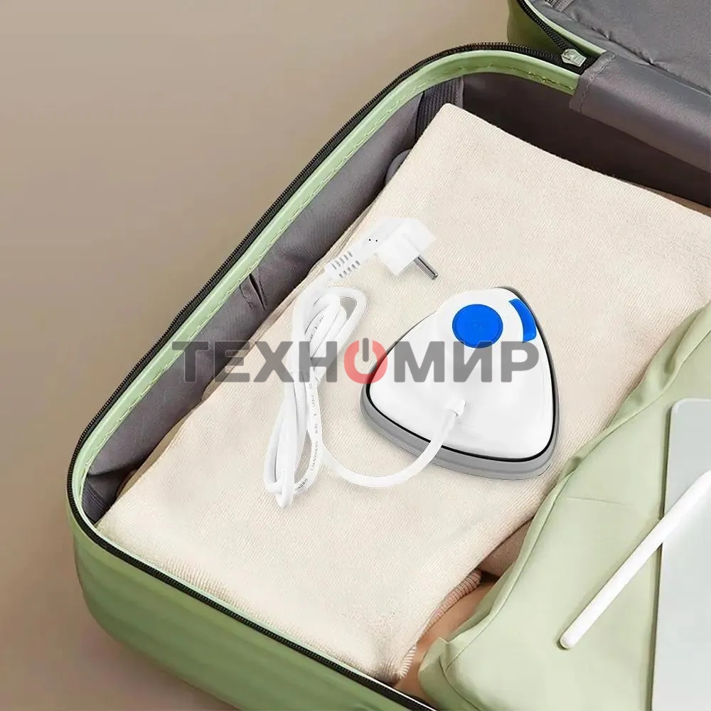 Отпариватель Kitfort КТ-9131-3 белый/синий, 800 Вт, 12 г/мин, 50 мл