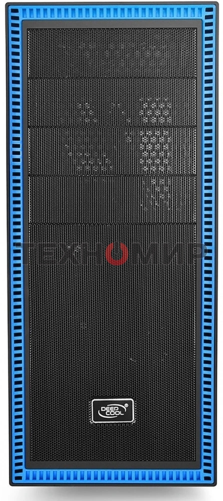 Компьютерный корпус Deepcool TESSERACT BF (one black fan) без БП, черный, ATX