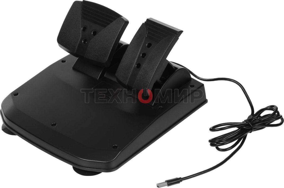 Игровой руль DEFENDER (64067) Rager черн,PC/PS/Xbox/Switch,педали