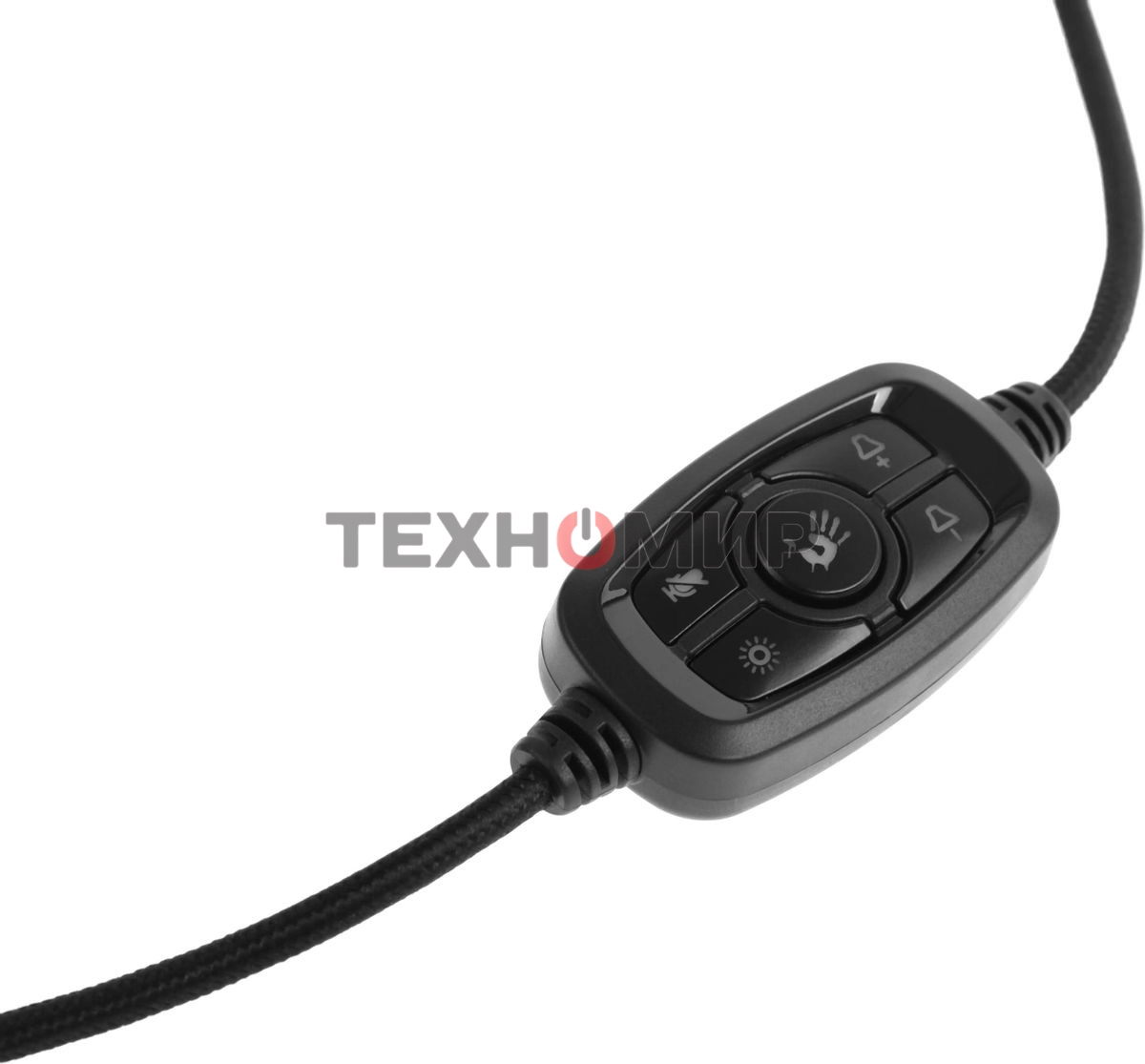 Гарнитура проводная с микрофоном A4Tech Bloody G535 черный/серебристый 2м мониторные USB оголовье (G535 (BLACK+SILVER) USB)