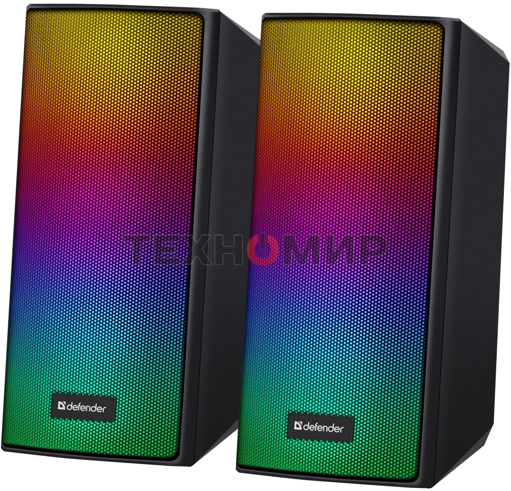 Акустическая система 2.0 Defender Spitfire black (6Вт, питание от USB, bluetooth)