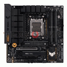 Материнская плата ASUS TUF GAMING B650M-PLUS WIFI, AM5, AMD B650, 4xDDR5, 4xSATA, 2xM.2, 1xPCIe 4.0 x16, 1xPCIe 4.0 x4, 1xDP, 1xHDMI, 1x 2.5Gb LAN, 4xUSB-A 3.2 Gen 2, 1xUSB-A 3.2 Gen 1, 1xUSB-C 3.2 Gen 2x2, 5x3.5 мм, 7.1, mATX