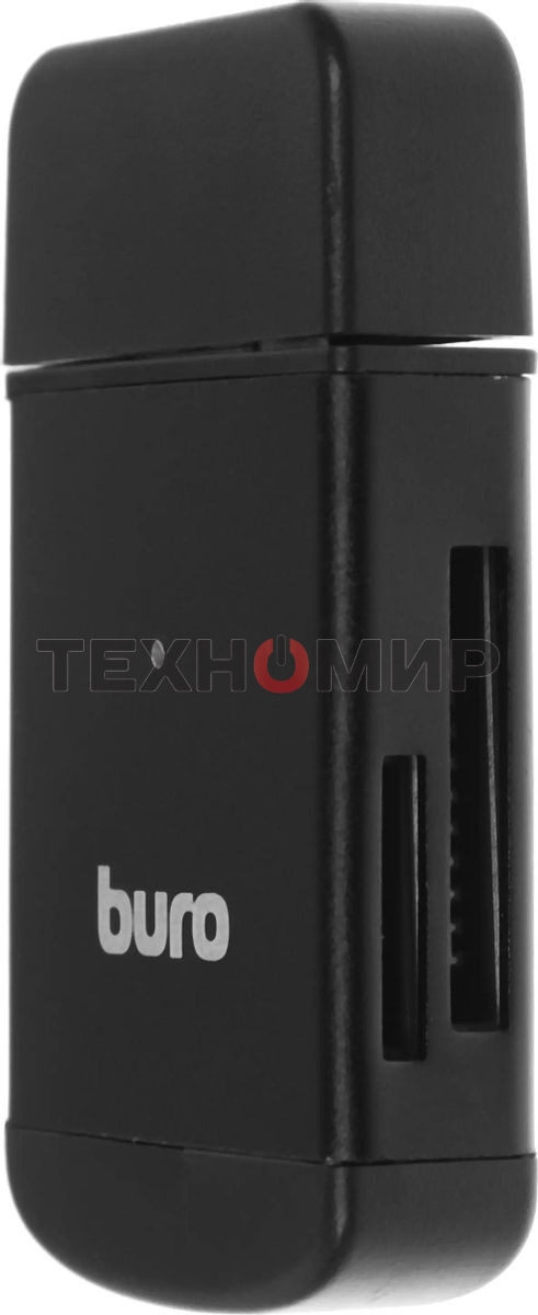 Кард-ридер Buro BU-CR-3103/черный/MMC/MS/MS Duo/MS Micro M2/MS Pro/RS-MMC/SD/SDHC/TF/mini-SD/USB 2.0/пластик