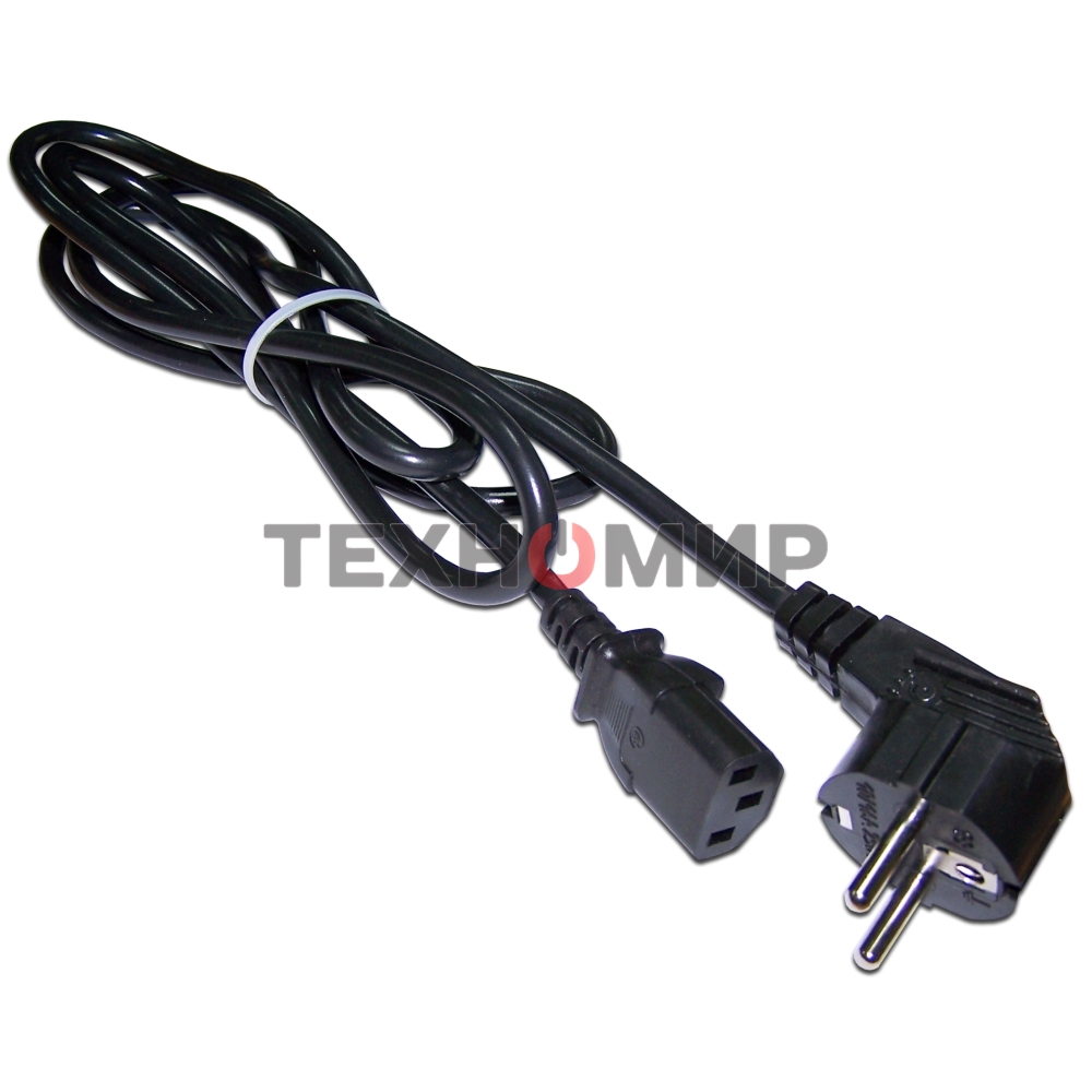 Шнур питания Lanmaster LAN-PP13/SHA-0.5-BK C13-Schuko проводник.:3x0.75мм2 0.5м 220В 10А (упак.:1шт) черный