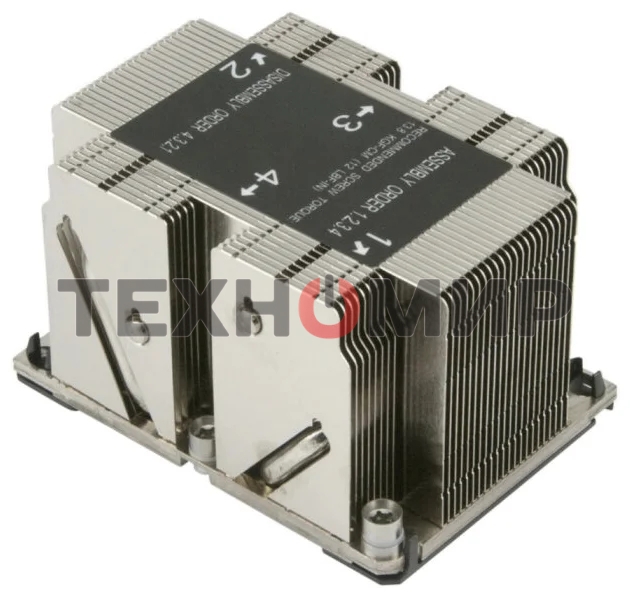 Пассивный кулер Alseye AS3647-P4HCAL2U-JYR81 серебристый, алюминий, 205 Вт