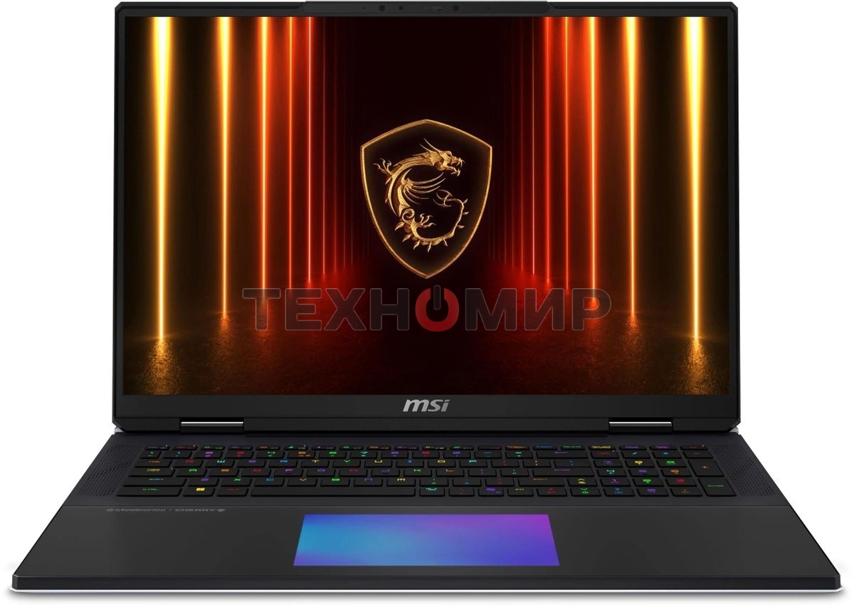 Ноутбук MSI Titan 18 HX AI A2XWJG-206RU черный Core Ultra 9 285HX 64Gb SSD 4Tb NVIDIA GeForce RTX 5090 для ноутбуков 24Gb 18