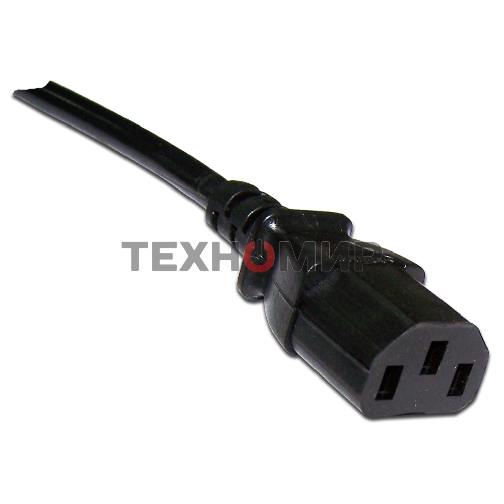 Шнур питания Lanmaster LAN-PP13/SHA-0.5-BK C13-Schuko проводник.:3x0.75мм2 0.5м 220В 10А (упак.:1шт) черный