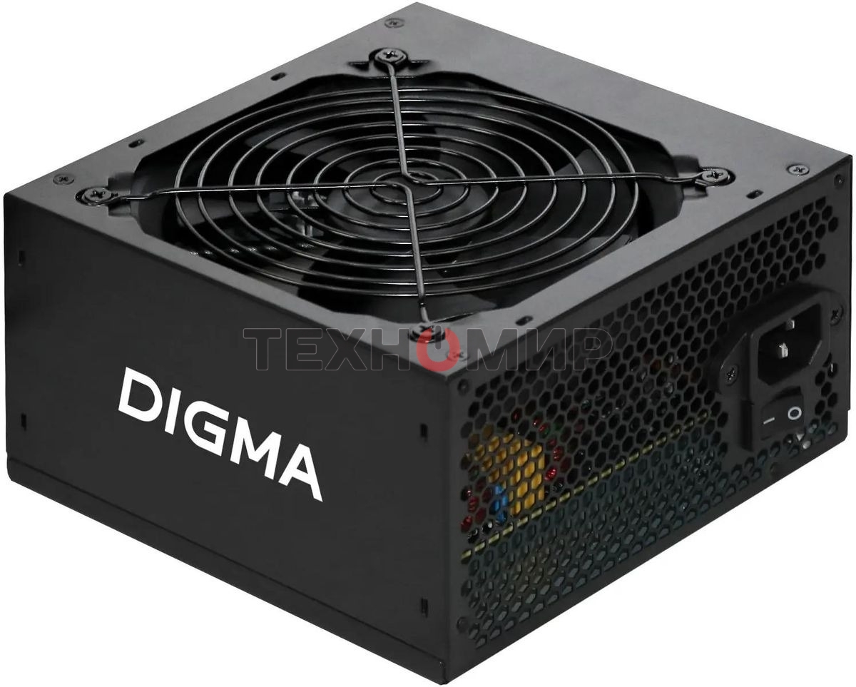 Блок питания Digma DPSU-750W-WH RTL, 750Вт, 80 PLUS, 120мм, черный