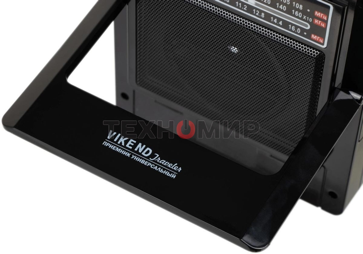 Радиоприемник портативный Сигнал Vikend Traveler черный USB SD/MMC