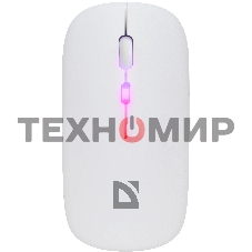 Мышь беспроводная Defender Coda MB-261 белый, 1600 dpi, радиоканал, Bluetooth, USB, кнопки - 4