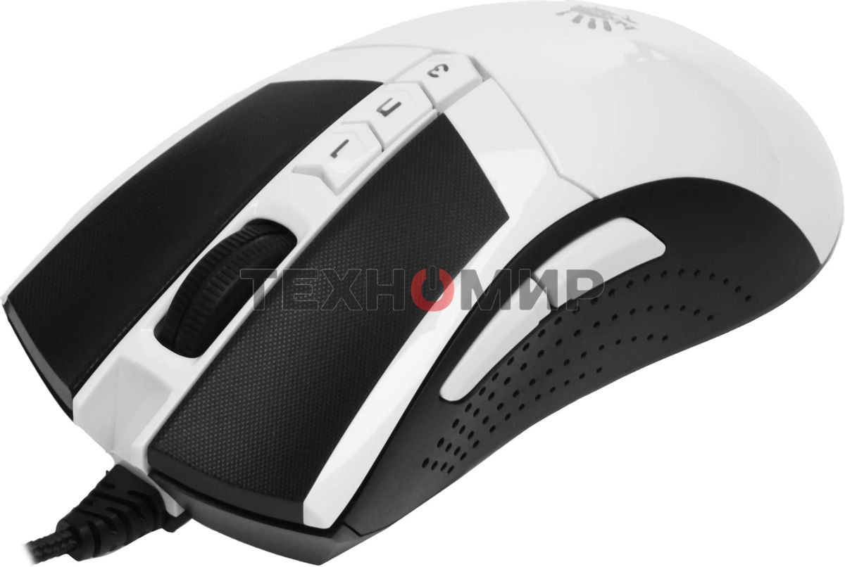 Мышь проводная A4Tech Bloody W90 Max белый/черный, 10000 dpi, USB, кнопки - 10