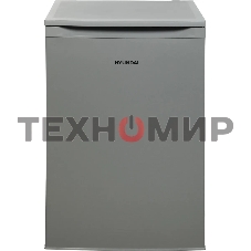 Холодильник Hyundai CO15051A серебристый однокамерный 101/14л морозилка сверху