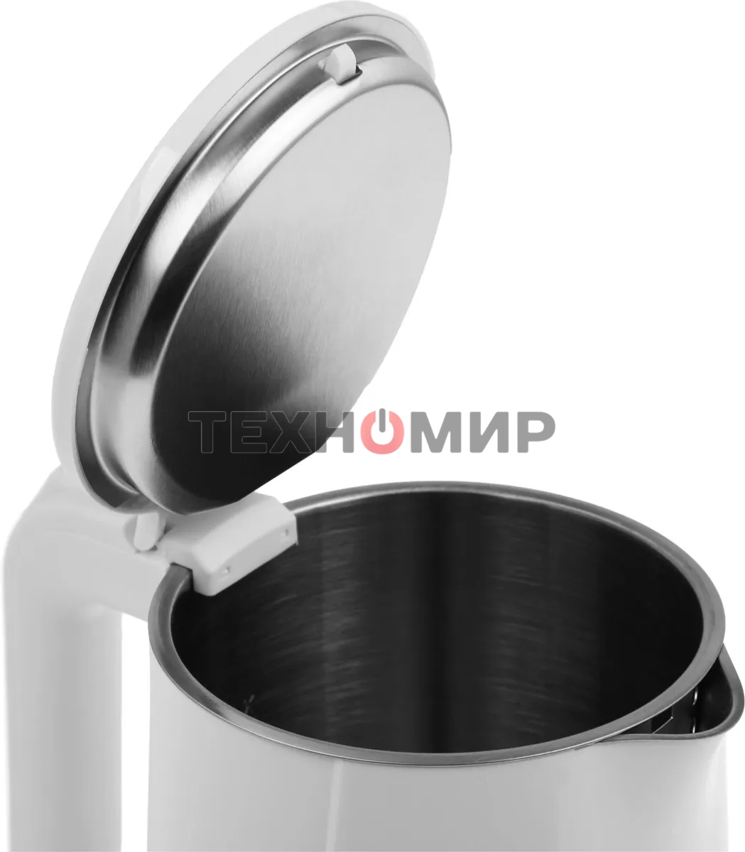 Чайник электрический Centek CT-0005 2200 Вт, 1.7 л, белый