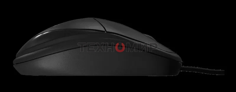 Мышь проводная БЕШТАУ М100РУ черный, 1200 dpi, USB, кнопки - 3