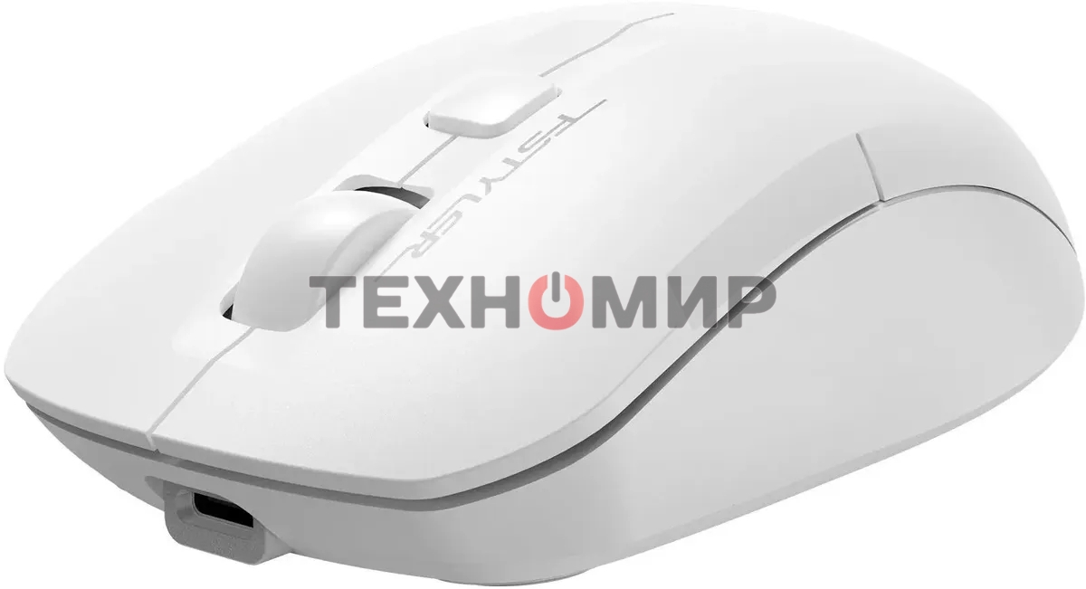 Мышь беспроводная A4Tech Fstyler FG16CS Air белый, 2000 dpi, радиоканал, USB, кнопки - 3