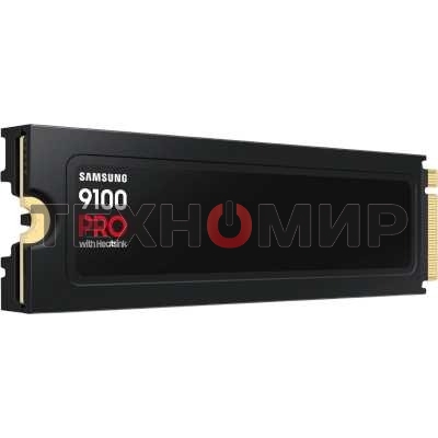Накопитель SSD 4Tb Samsung 9100 PRO, M.2, PCI-E 5.0 x4, TLC 3D NAND R/W - 14800/13400 Mb/s с радиатором