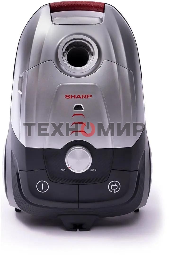 Пылесос Sharp ECJB19RS серебристый, 350/1900 Вт, уборка сухая, пылесборник мешок 2.3 л