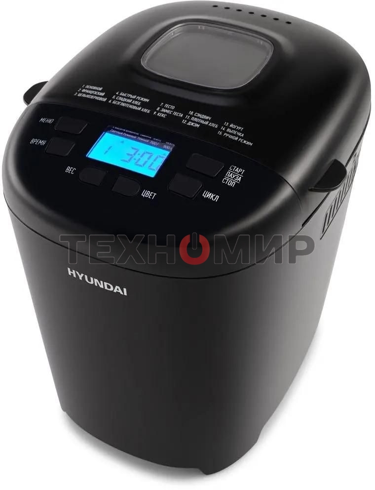 Хлебопечка Hyundai HYBM-P0513 550 Вт, черный
