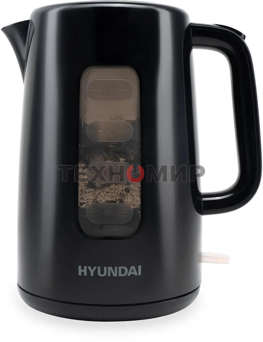 Чайник электрический Hyundai HYK-P2501 2.5л. 2200Вт черный (корпус: пластик)