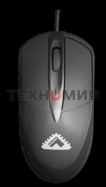 Мышь проводная БЕШТАУ М100РУ черный, 1200 dpi, USB, кнопки - 3