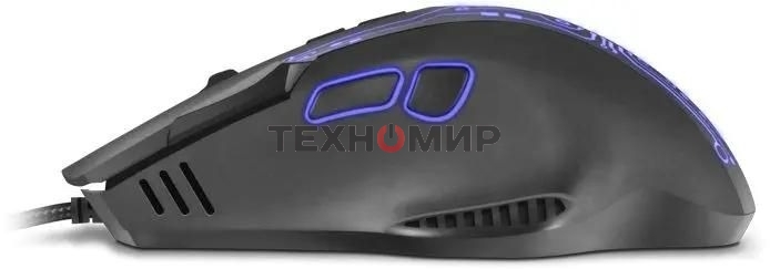 Мышь проводная SVEN RX-G715 черный, 3200 dpi, USB, кнопки - 8