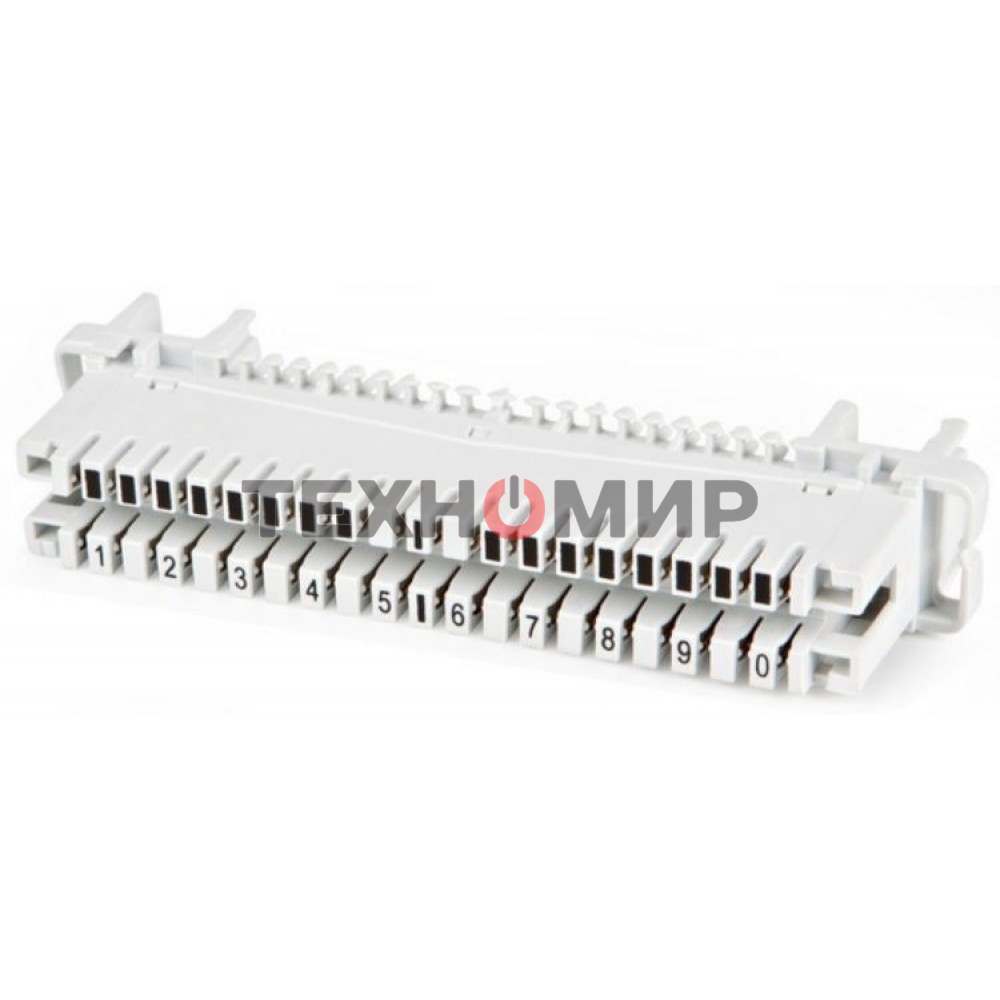 Плинт размыкаемый LSA Profil, Eco, 10 пар, маркировка от 0 до 9