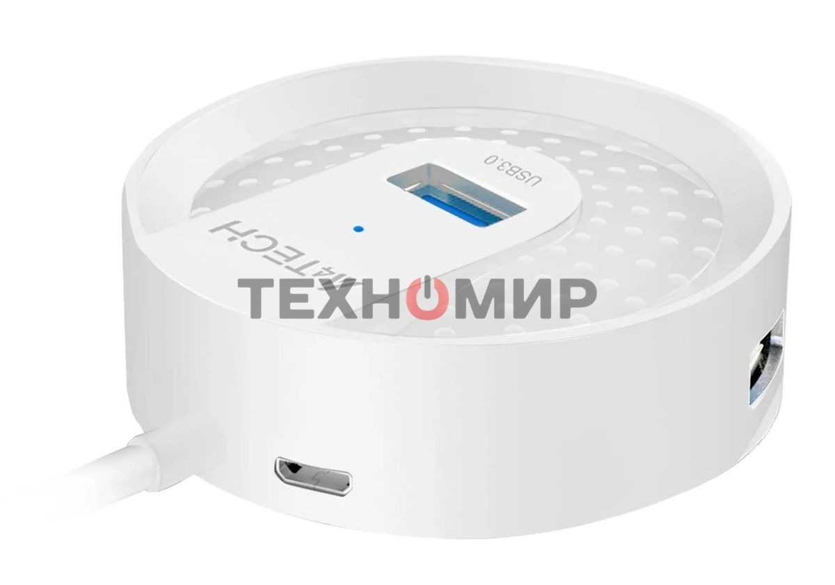 Разветвитель USB 3.0 A4Tech HUB-30 4порт. белый